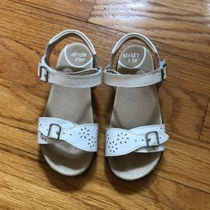 White toddlers sandals